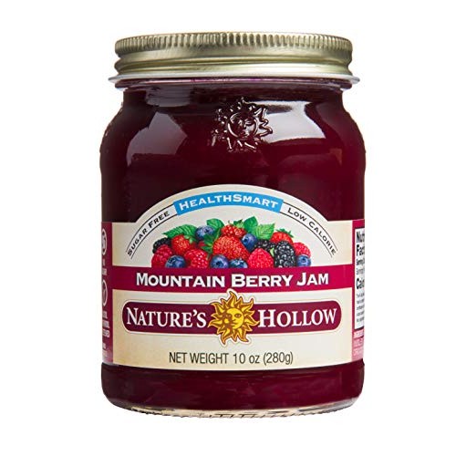 Natures Hollow, Sugar-Free Mountain Berry Jam Preserves, 10 Oun