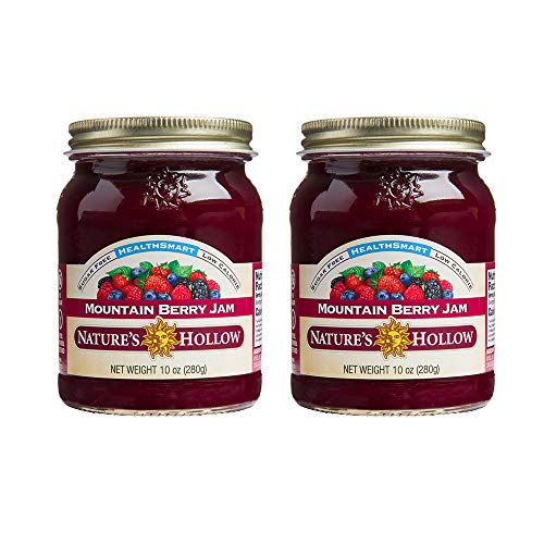 Natures Hollow, Sugar-Free Mountain Berry Jam Preserves, 10 Oun