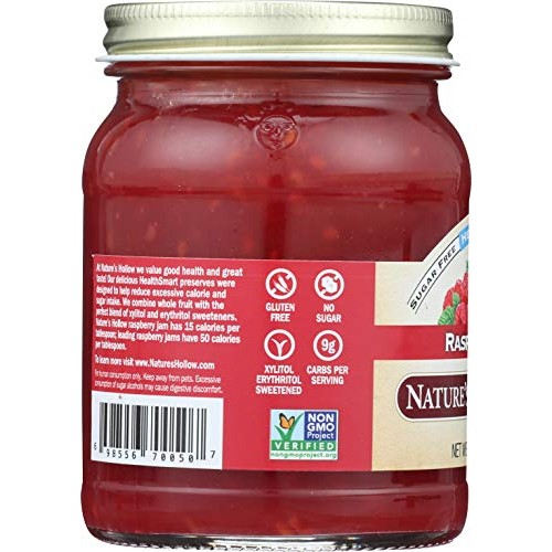 Natures Hollow, Sugar-Free Strawberry Jam Preserves, Non Gmo, K