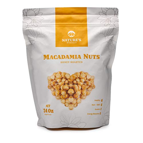 Natures Morsels Macadamia Nuts Honey Roasted, 24 Ounce