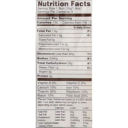 Nature'S Own Butter Buns Hotdog - 8 Ct