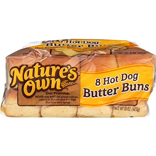 Nature'S Own Butter Buns Hotdog - 8 Ct