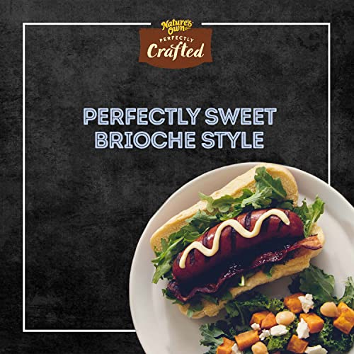 Natures Own Perfectly Crafted Brioche Style Hot Dog Buns, 18 Oz