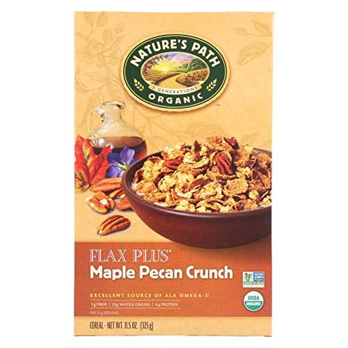 Flax Plus Organic Maple Pecan Crunch Cold Cereal, 11.7 Ounce --
