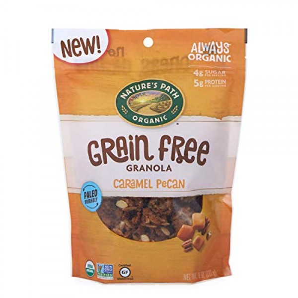 Nature’S Path Caramel Pecan Grain-Free Granola, Healthy, Organic