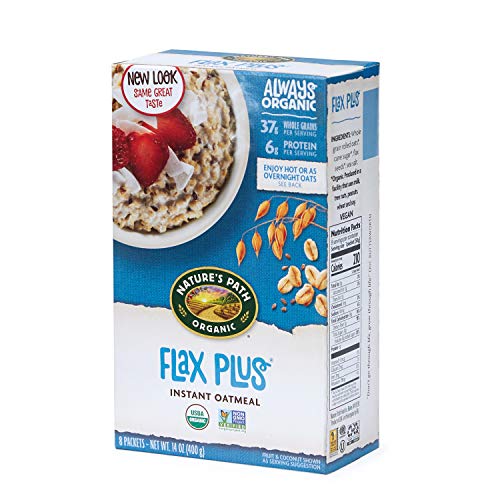 Nature’S Path Flax Plus Instant Oatmeal, Healthy, Organic, 8 Pou