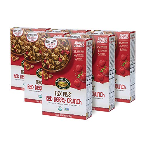 Nature’S Path Flax Plus Red Berry Crunch Cereal, Healthy, Organi