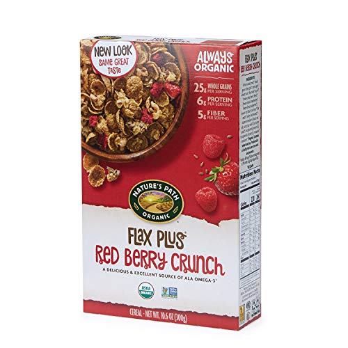Nature’S Path Flax Plus Red Berry Crunch Cereal, Healthy, Organi