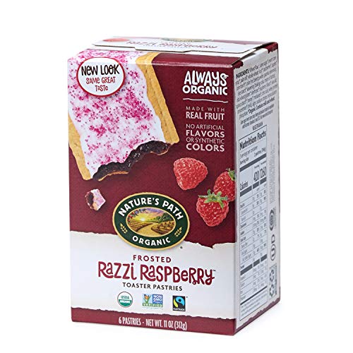Nature’S Path Frosted Razzi Raspberry Toaster Pastries, Healthy,