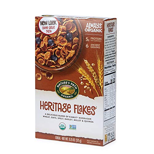 Nature’S Path Heritage Flakes Whole Grains Cereal, Healthy, Orga