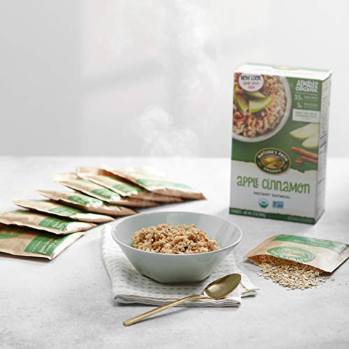 Nature’S Path Apple Cinnamon Instant Oatmeal, Healthy, Organic,