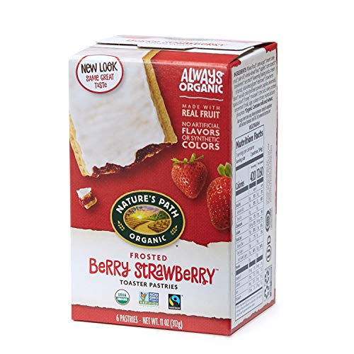 Nature’S Path Frosted Berry Strawberry Toaster Pastries, Healthy