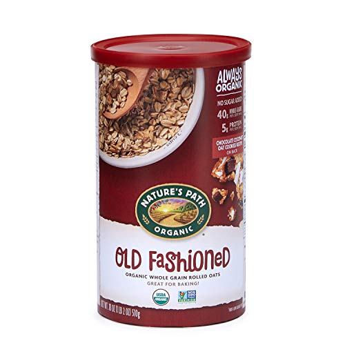 Nature’s Path Organic Old Fashioned Whole Grain Rolled Oats, 18 ...