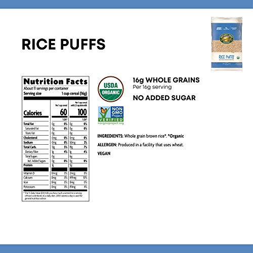 Nature’S Path Rice Puffs Cereal, Healthy, Organic, Gluten-Free, Nature’S Path Rice Puffs Cereal, Healthy, Organic, Gluten-Free,