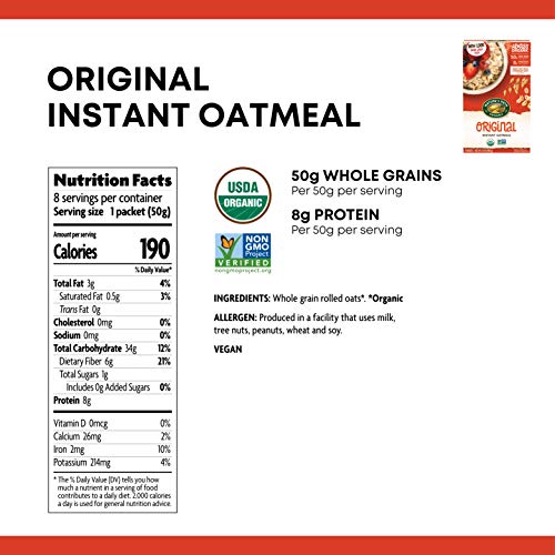 Nature’S Path Original Instant Oats, Healthy, Organic &Amp; Sugar Fr