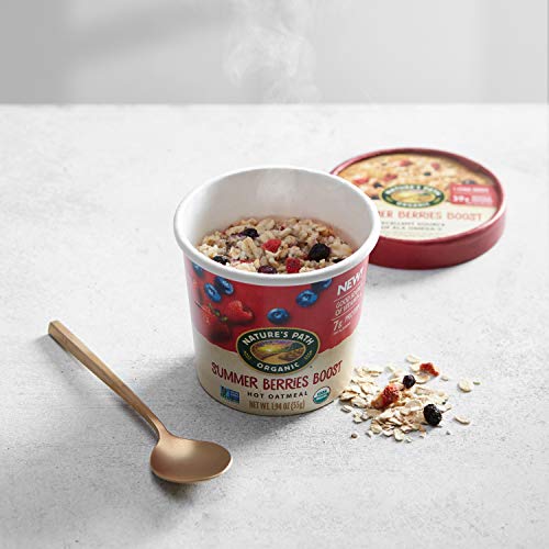 Nature’S Path Summer Berries Oatmeal Cups, Healthy &Amp; Organic, 1.
