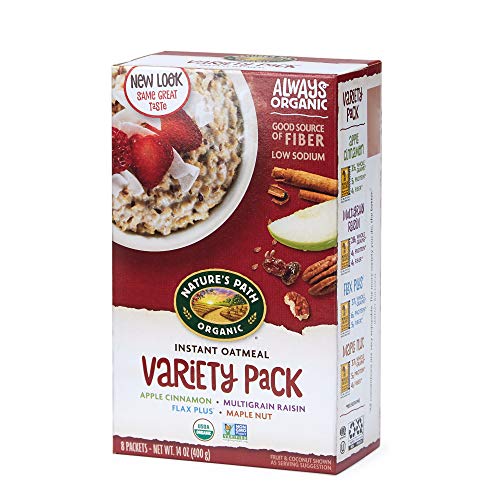 Nature’S Path Variety Pack Instant Oatmeal, Healthy, Organic, 8