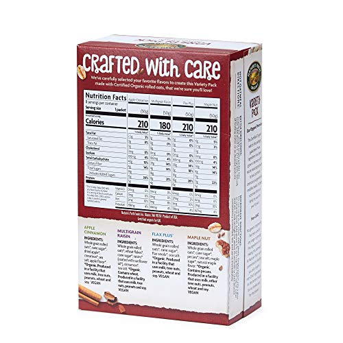 Nature’S Path Variety Pack Instant Oatmeal, Healthy, Organic, 8