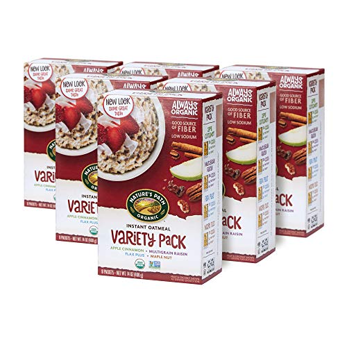Nature’S Path Variety Pack Instant Oatmeal, Healthy, Organic, 8