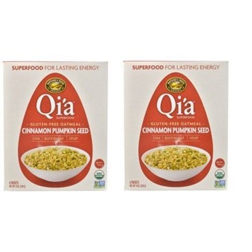 Qia Superfood Organic Hot Oatmeal - Cinnamon Pumpkin Seed - 2 B