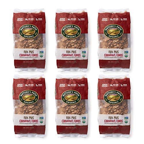 Natures Path Flax Plus Cinnamon Flakes Cereal, Healthy, Organic