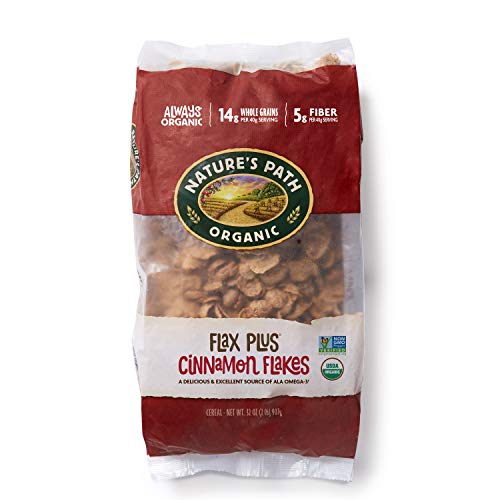Natures Path Flax Plus Cinnamon Flakes Cereal, Healthy, Organic