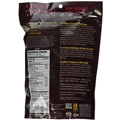 Natures Path Love Crunch Organic Granola Dark Chocolate And R