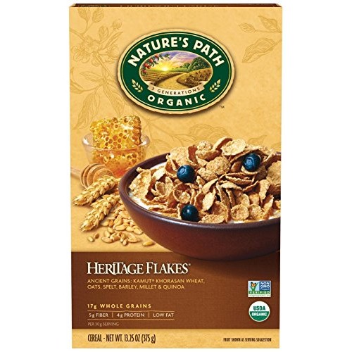Natures Path Organic - Cereal Heritage Flakes Whole Grains High