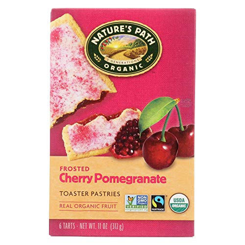 Natures Path Organic Frosted Toaster Pastries - Cherry Pomegran