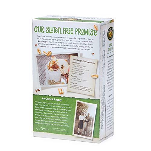 Natures Path Organic Gluten Free Instant Oatmeal, Spiced Apple