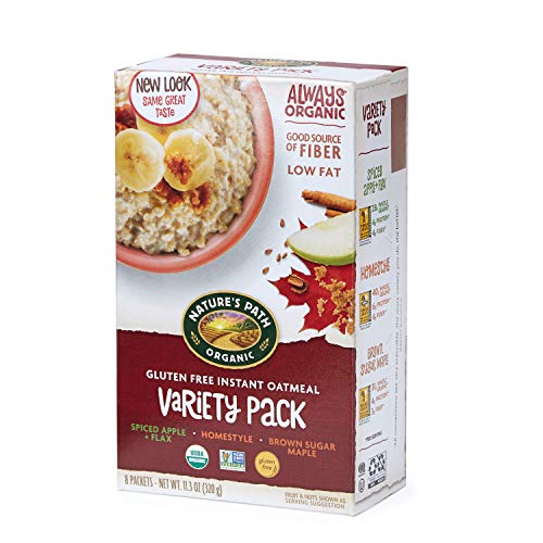 Nature’S Path Instant Oatmeal Variety Pack, Healthy, Organic, Gl