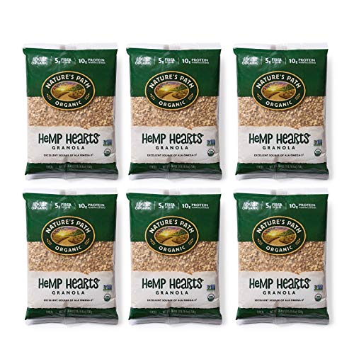 Natures Path Organic Granola, Hemp Hearts, 26.4 Oz Bag Pack Of 6