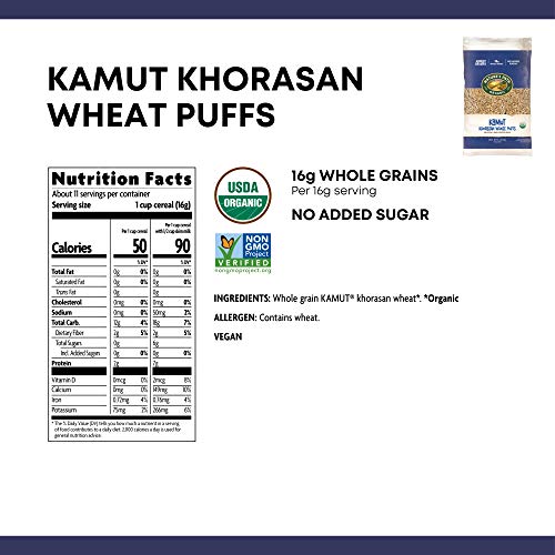 Natures Path Organic Kamut Puffs Cereal,Earth Friendly Package,