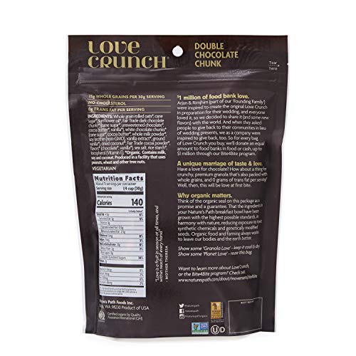 Natures Path Organic Love Crunch Premium Granola, Double Chocol