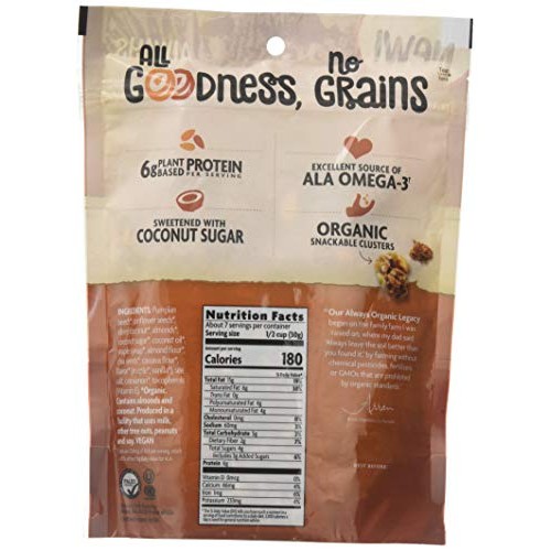 Natures Path Organic Maple Almond Grain Free Granola, 8 Oz