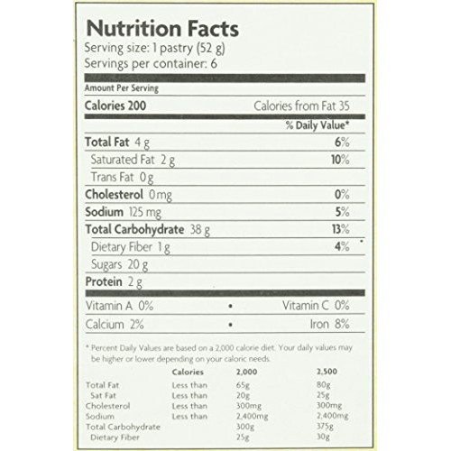 Natures Path, Organic Toaster Pastries, Blueberry Frosted, 6 Ct