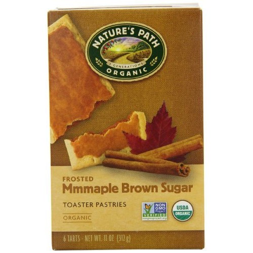 Natures Path Organic Toaster Pastries, Frosted Mmmaple Brown Su