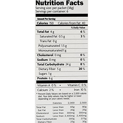 Natures Path Qia Cinnamon Pumpkin Seed Oatmeal, 8 Ounce Pack O
