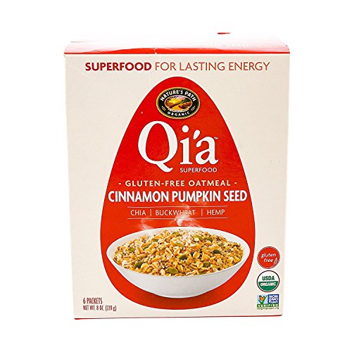 Natures Path Qia Cinnamon Pumpkin Seed Oatmeal, 8 Ounce Pack O