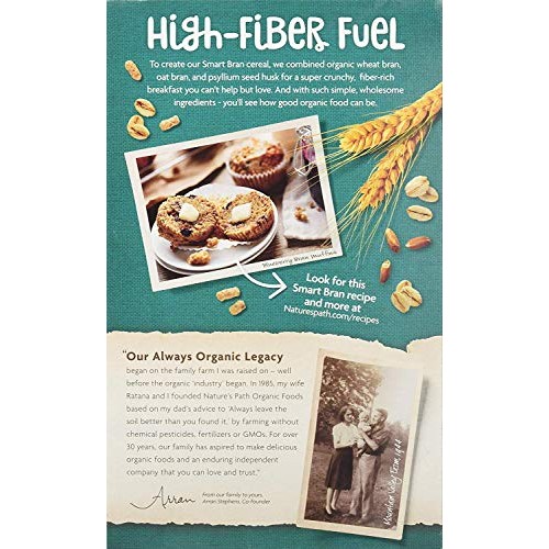 Natures Path, Smart Bran Cereal, Organic, 10.6 Ounce Pack Of 1