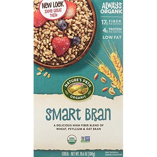 Natures Path, Smart Bran Cereal, Organic, 10.6 Ounce Pack Of 1