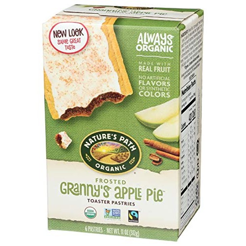 Natures Path, Toaster Pastries, Apple Cinnamon Frosted, 6 Ct