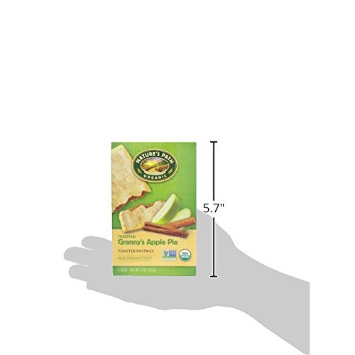 Natures Path, Toaster Pastries, Apple Cinnamon Frosted, 6 Ct