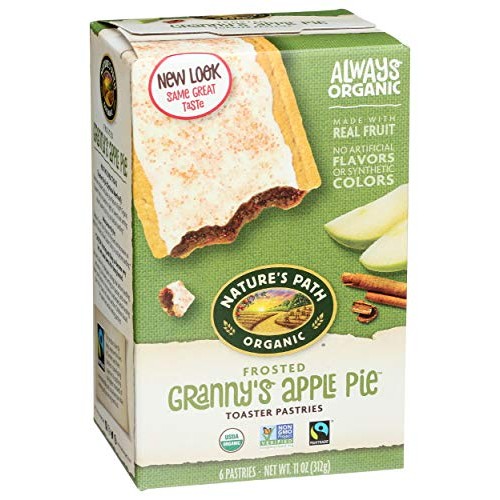 Natures Path, Toaster Pastries, Apple Cinnamon Frosted, 6 Ct
