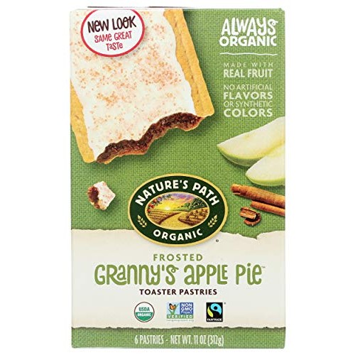 Natures Path, Toaster Pastries, Apple Cinnamon Frosted, 6 Ct
