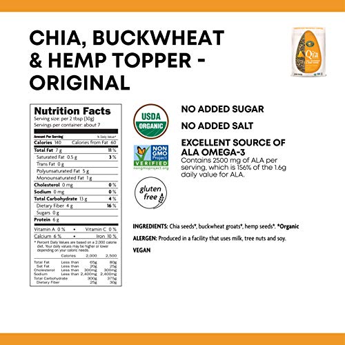 Nature’S Path Qia Superfood Topper With Chia, Buckwheat + Hemp,