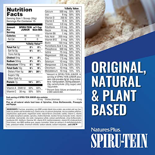 Naturesplus Spiru-Tein Junior Shake For Kids - Chocolate - 1.09