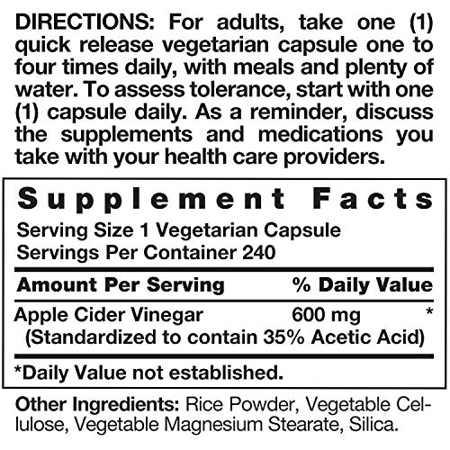 Natures Truth Apple Cider Vinegar 240 Ct.