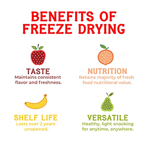 Nature’s Turn Freeze-Dried Fruit Snacks, Dragon Fruit Crisps, Pa...