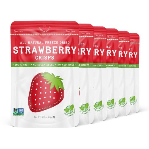 Nature’S Turn Freeze-Dried Fruit Snacks - Strawberry Crisps - Pe